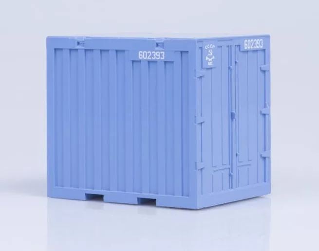 100113  дополнения из пластика  Контейнер 5 тонн синий (62х50х56)  (1:43)