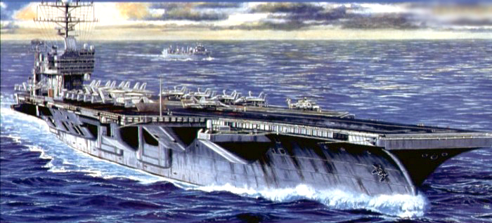 05732  флот  CVN-72 "Абрахам Линкольн" (1:700)