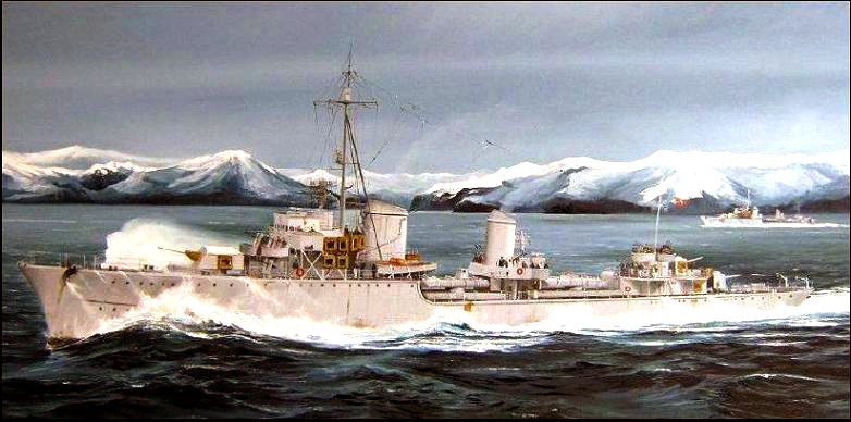 05321  флот  Немецкий эсминец Z-25, 1944г. (1:350)