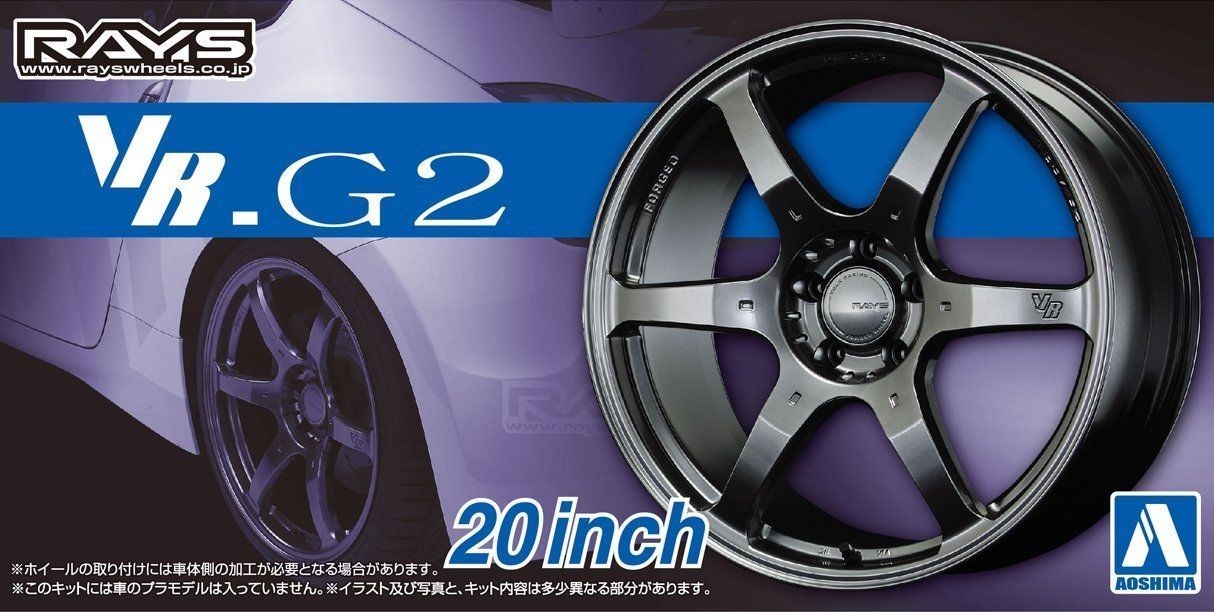 05517  дополнения из пластика  Volk Racing VR.G2 20 inch  (1:24)
