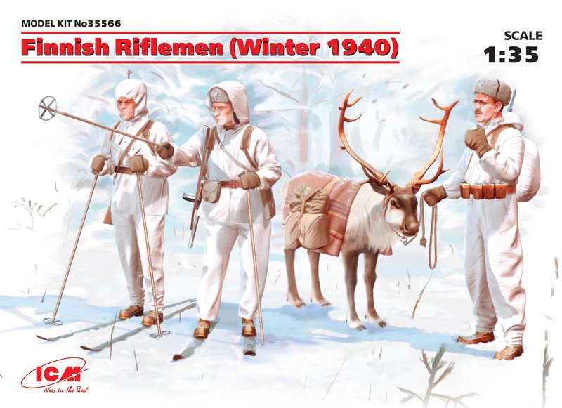 35566  фигуры  Финская пехота зима 1940  (1:35)