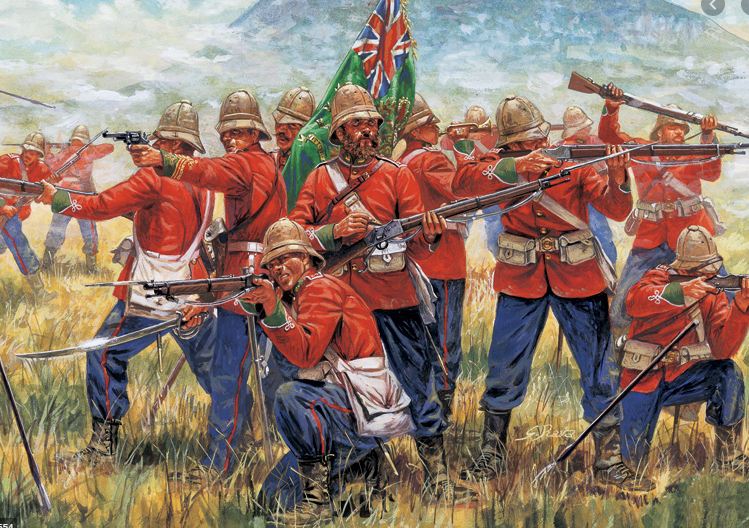 6050  фигуры  British Infantry (Zulu War)  (1:72)