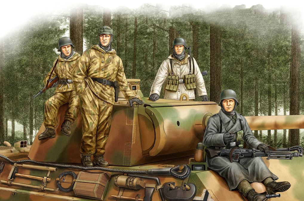 84405  фигуры  German Panzer Grenadiers Vol.2  (1:35)
