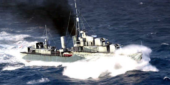 05331  флот  HMS Eskimo Destroyer 1941  (1:350)