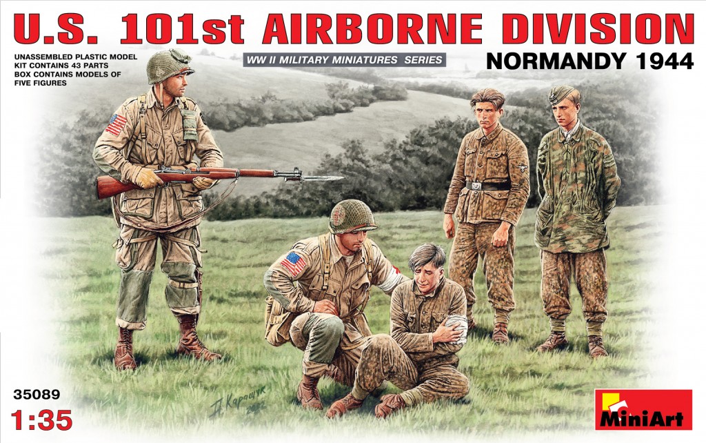 35089  фигуры  U.S. 101st AIRBORNE DIVISION (NORMANDY 1944)  (1:35)