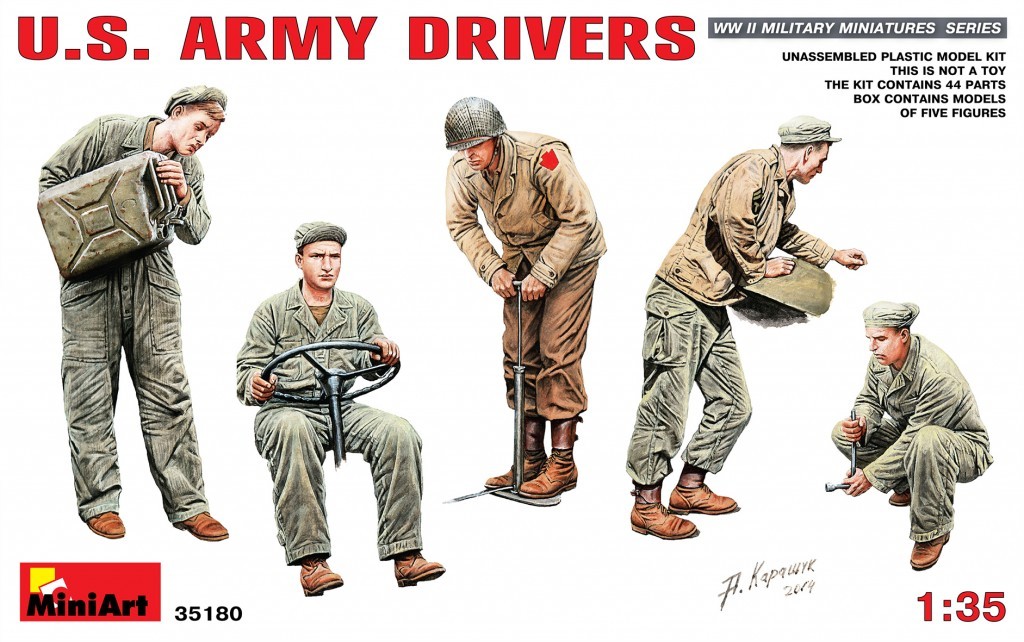 35180  фигуры  U.S. ARMY DRIVERS  (1:35)