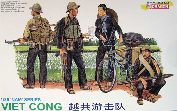 3304  фигуры  Viet cong "NAM" series (1:35)