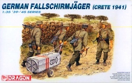 6070  фигуры German Fallschirmjäger (Crete 1941) (1:35)