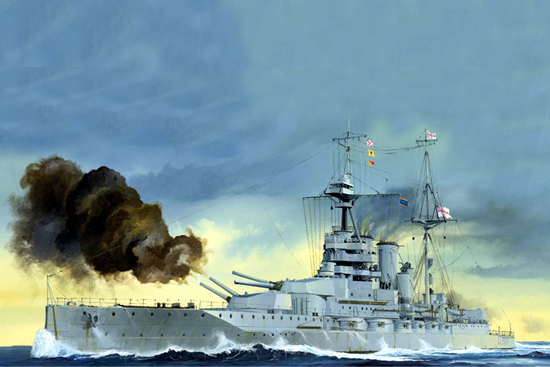 05797  флот  HMS Queen Elizabeth, 1918 г. (1:700)