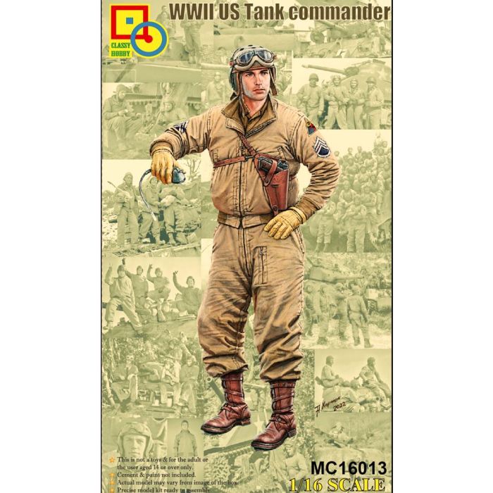 MC16013  фигуры  WWII US Tank Commander  (1:16)