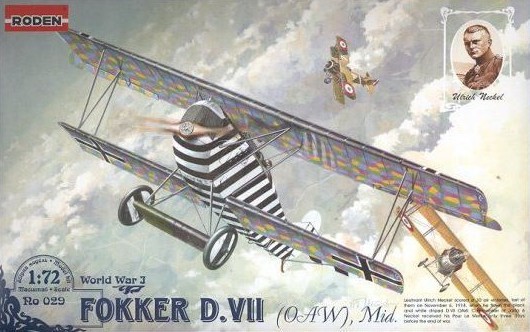 Ro029  авиация  Фоккер D.VII средний (1:72)