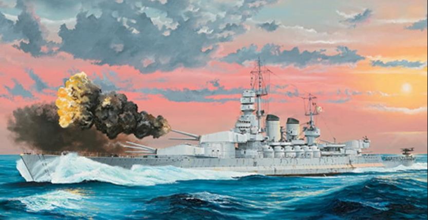 05319  флот  Italian Navy Battleship RN Littorio 1941  (1:350)