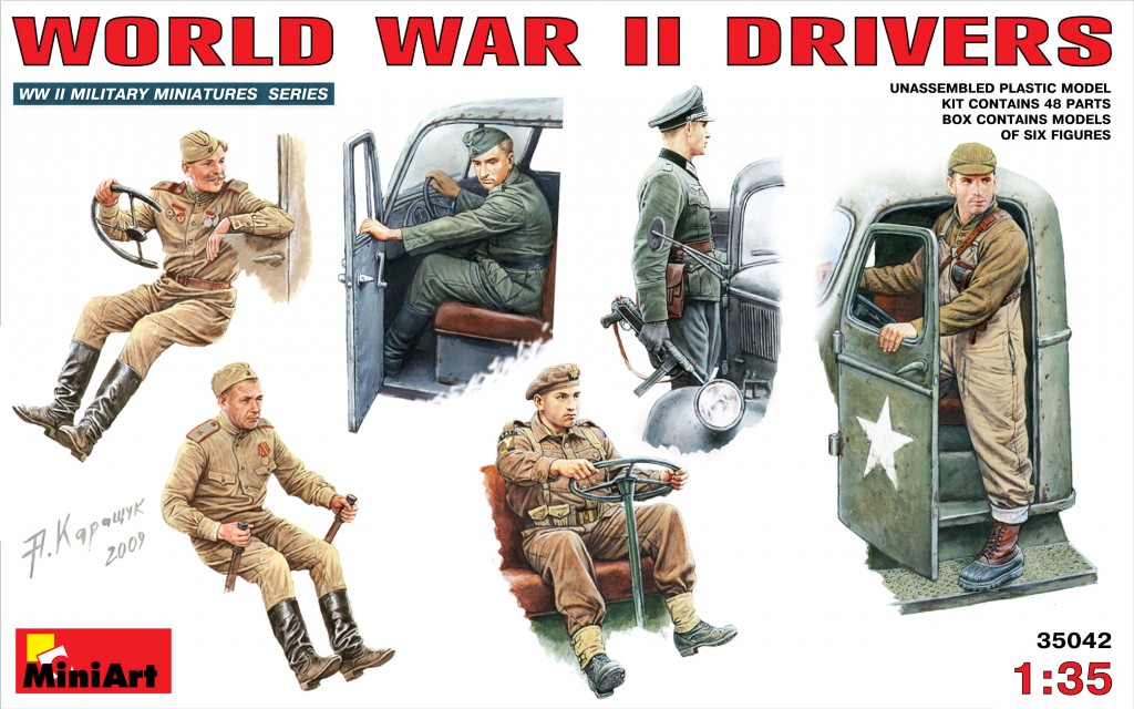 35042  фигуры  WORLD WAR II DRIVERS  (1:35)