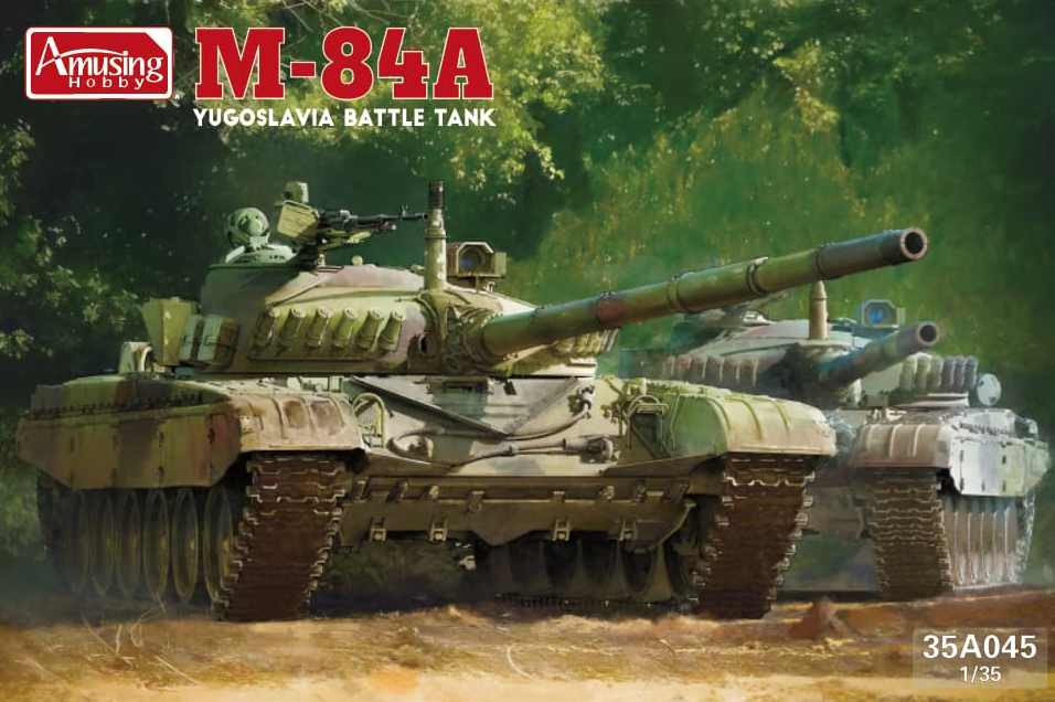 35A045  техника и вооружение  M-84A Yugoslavia Main Battle tank  (1:35)