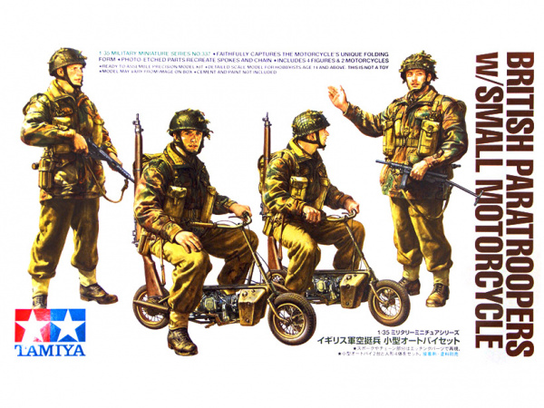 35337  фигуры  British Paratroopers with Small Motorcycle  (1:35)