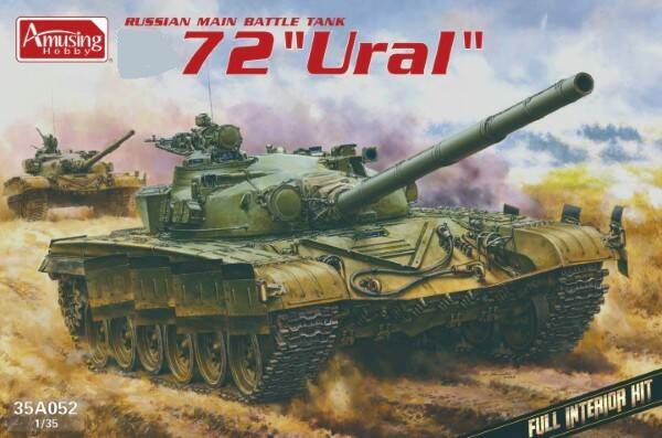 35A052  техника и вооружение  Танк-72 "Ural" Full Interior Kit  (1:35)