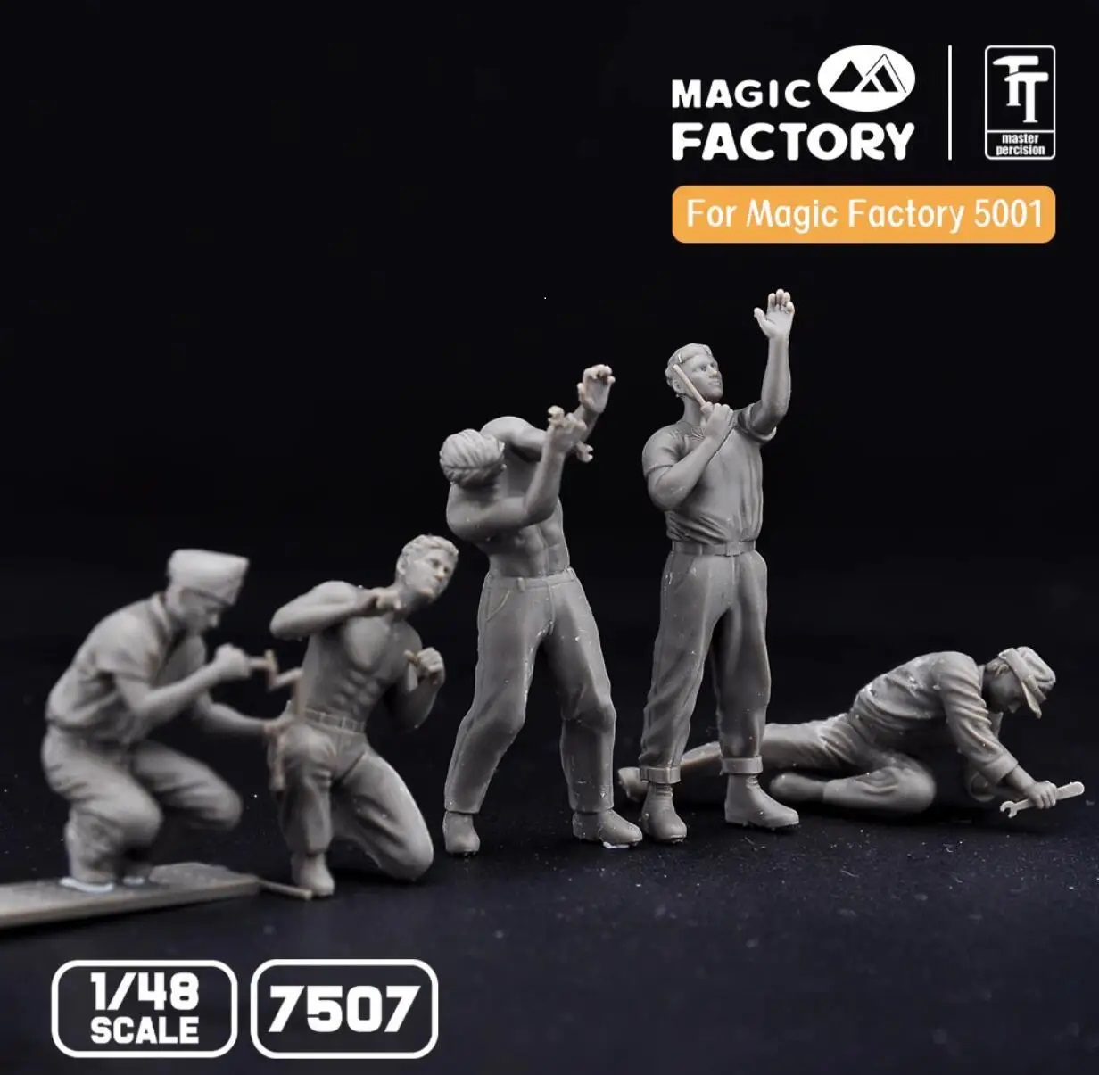 7507  фигуры  Ground Crew for Magic Factory 5001  (1:48)