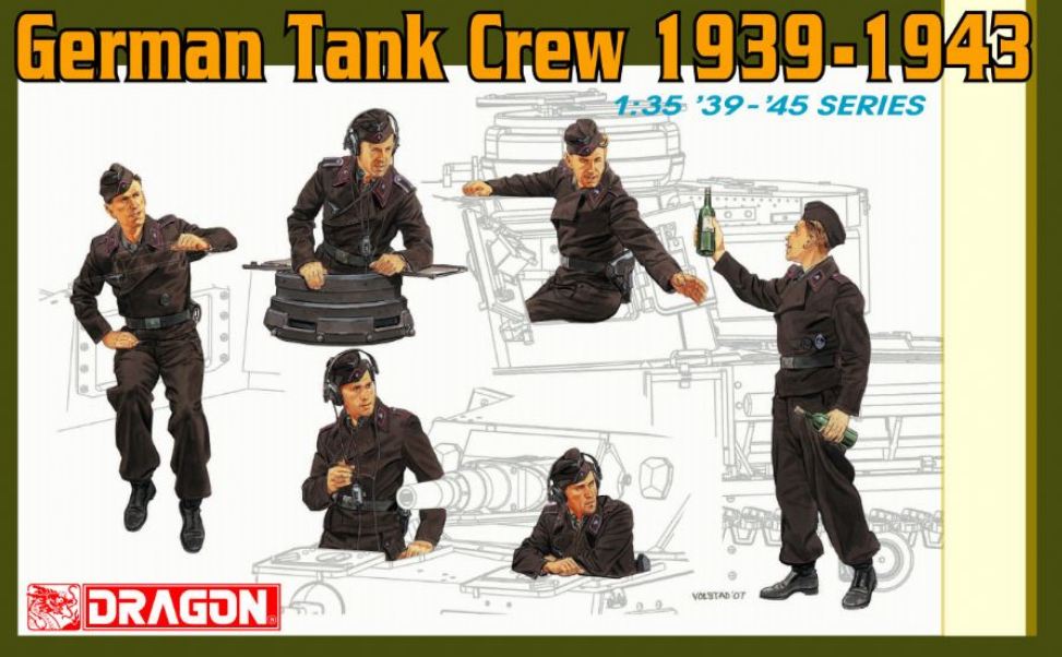 6375  фигуры  German Tank Crew 1939-1943  (1:35)