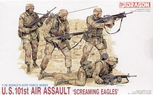 3011  фигуры  U.S. 101st air assault (1:35)