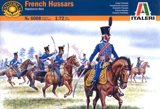6008  фигуры  French Hussars Napoleonic Wars  (1:72)