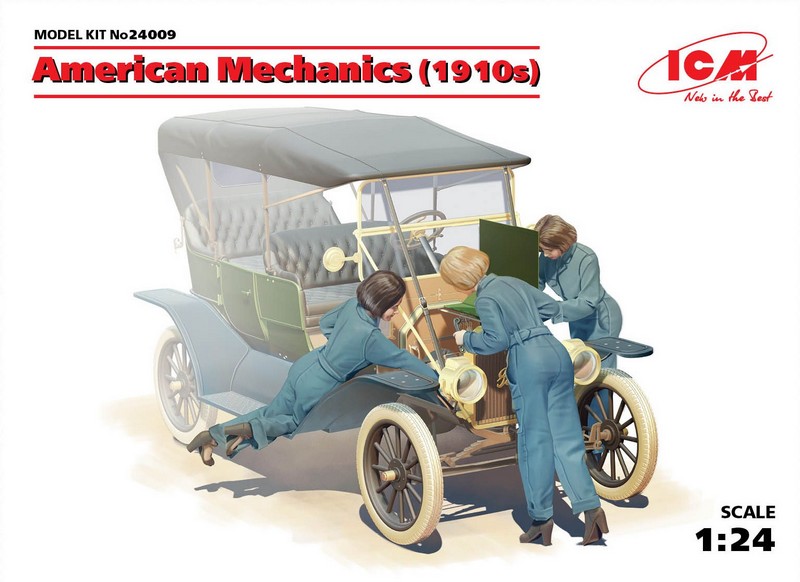 24009  фигуры  American mechanics (1910s)    (1:24)