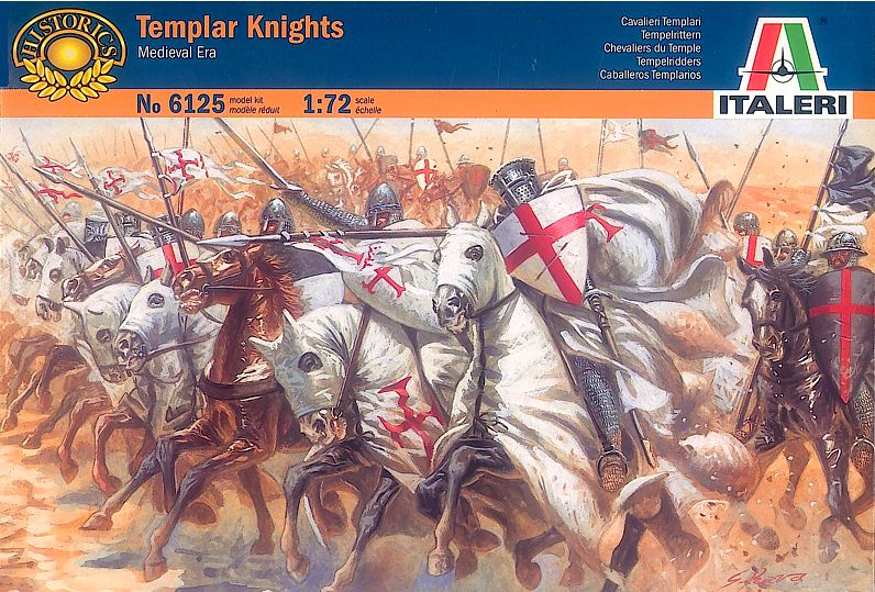 6125  фигуры  Templar Knights Medieval Era   (1:72)