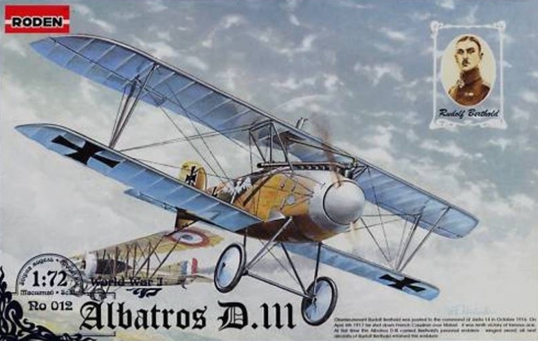 Ro012  авиация  Aльбатрос D.III (1:72)