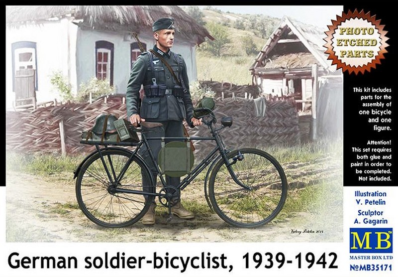 MB35171  фигуры  Немецкий солдат-велосипедист, 1939-1942  (1:35)