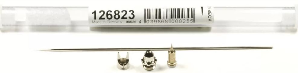 HS-126823  аэрография  Распылительный комплект 0.15 mm Nozzle set Fine Line