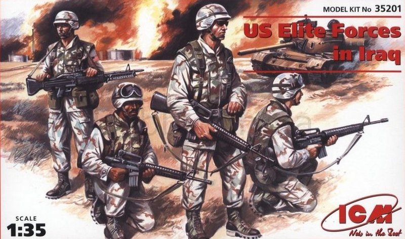35201  фигуры  Элитные войска США в Ираке (1:35)