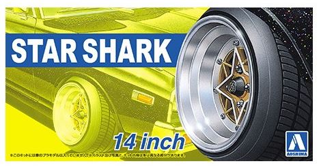 05258  дополнения из пластика  Opony Star Shark 14inch  (1:24)