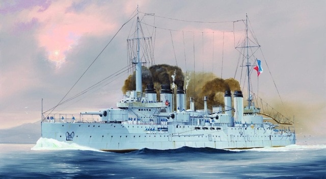 86503  флот  French Navy Pre-Dreadnought Battleship Danton  (1:350)