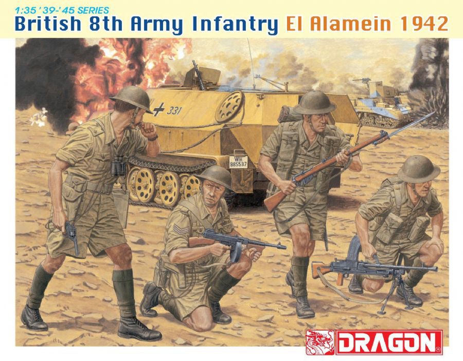 6390  фигуры  8-я британская армия Эль-Аламейн (1:35)