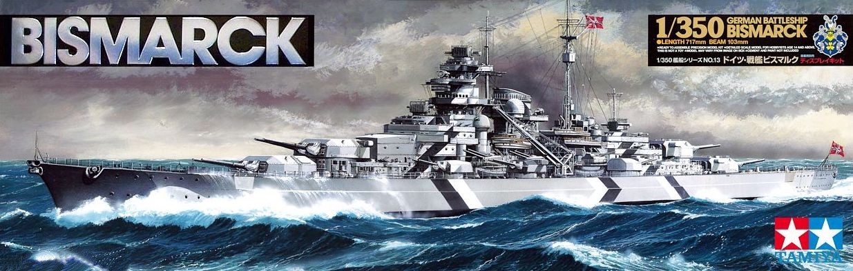 78013  флот  German Bismarck Battleship  (1:350)