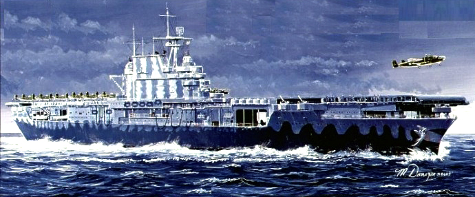 05727  флот  CV-8 "Хорнет" (1:700)