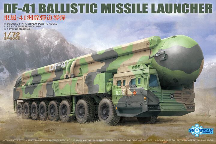 SP-9002  техника и вооружение  DF-41 Ballistic Missile Launcher  (1:72)