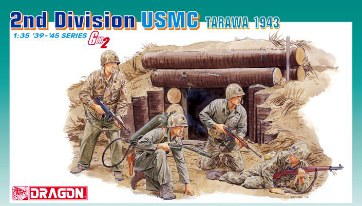 6272  фигуры  USMC 2nd Division (Tarawa 1943) (1:35)