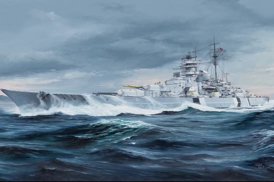 05358  флот  German Bismarck Battleship  (1:350)