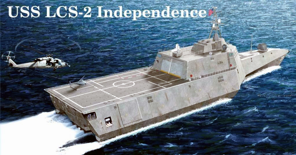 04548  флот  USS LCS-2 Independence (1:350)
