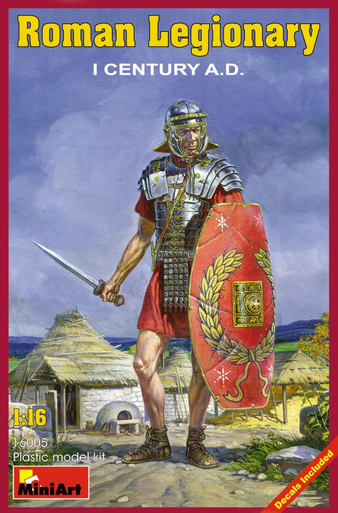 16005  фигуры  ROMAN LEGIONARY I CENTURY A.D. (1:16)