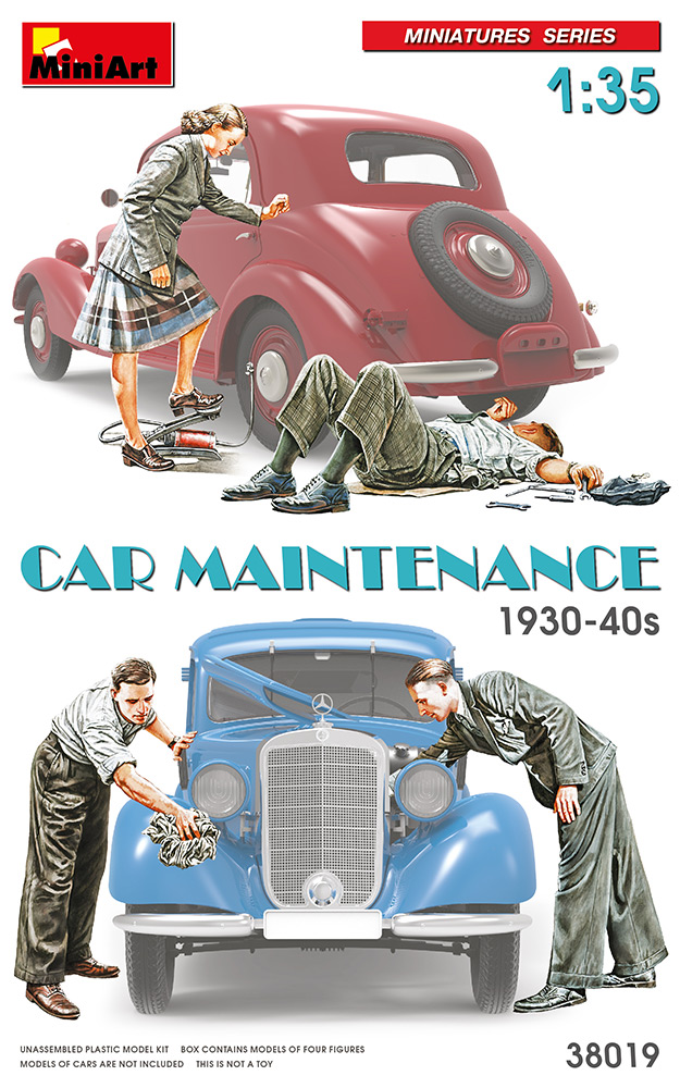 38019  фигуры  CAR MAINTENANCE 1930-40s  (1:35)