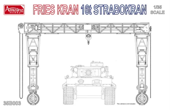 35B003  техника и вооружение  Fries Kran 16t Strabokran  (1:35)