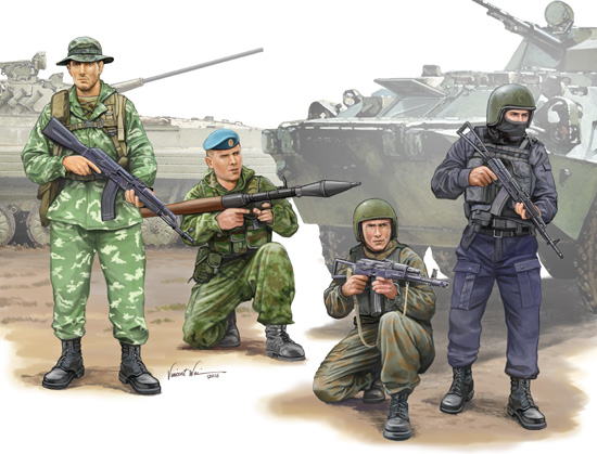 00437  фигуры  Russian Special Operation Force  (1:35)