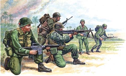 6078  фигуры  VIETNAM WAR - AMERICAN SPECIAL  FORCES (1:72)