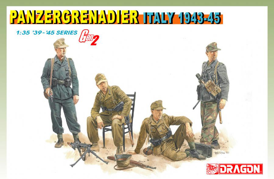 6348  фигуры  Panzergrenadier Italy 1943-45  (1:35)