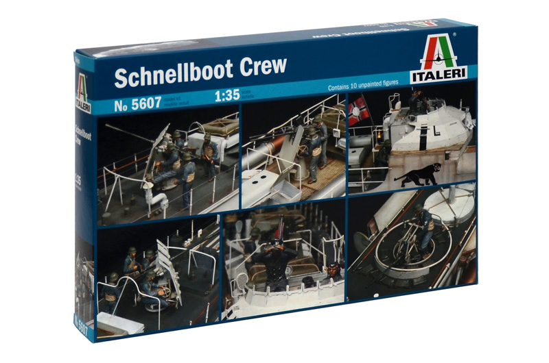 5607  фигуры  Schnellboot Crew  (1:35)