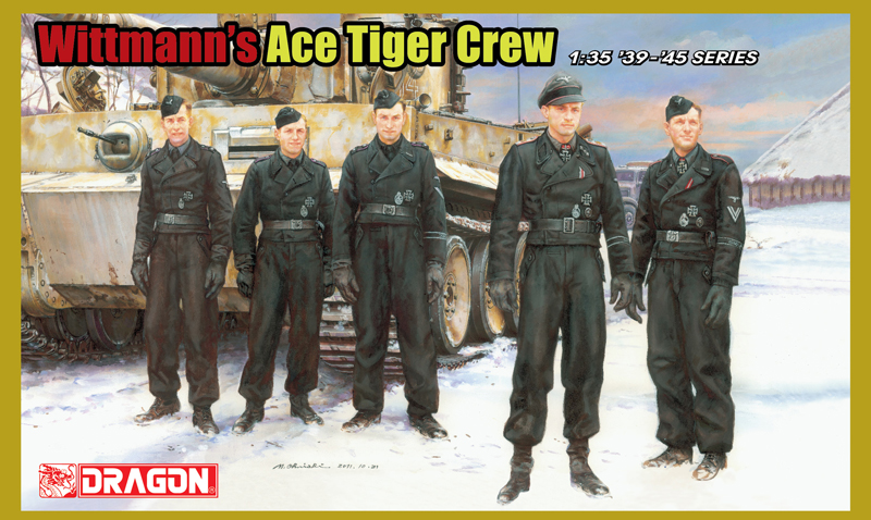 6831  фигуры Wittmann's Ace Tiger Crew (5 Figure Set) (1:35)