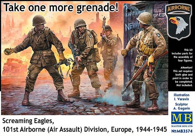 MB3574  фигуры  Take one more grenade (1:24)