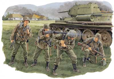 6159  фигуры  Panzergrenadiers, LAH Division (Kursk 1943)  (1:35)