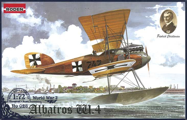Ro028  авиация  Альбатрос W.4 ранний (1:72)